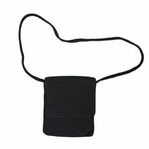 The Sak Vintage Black Crochet Shoulder Bag